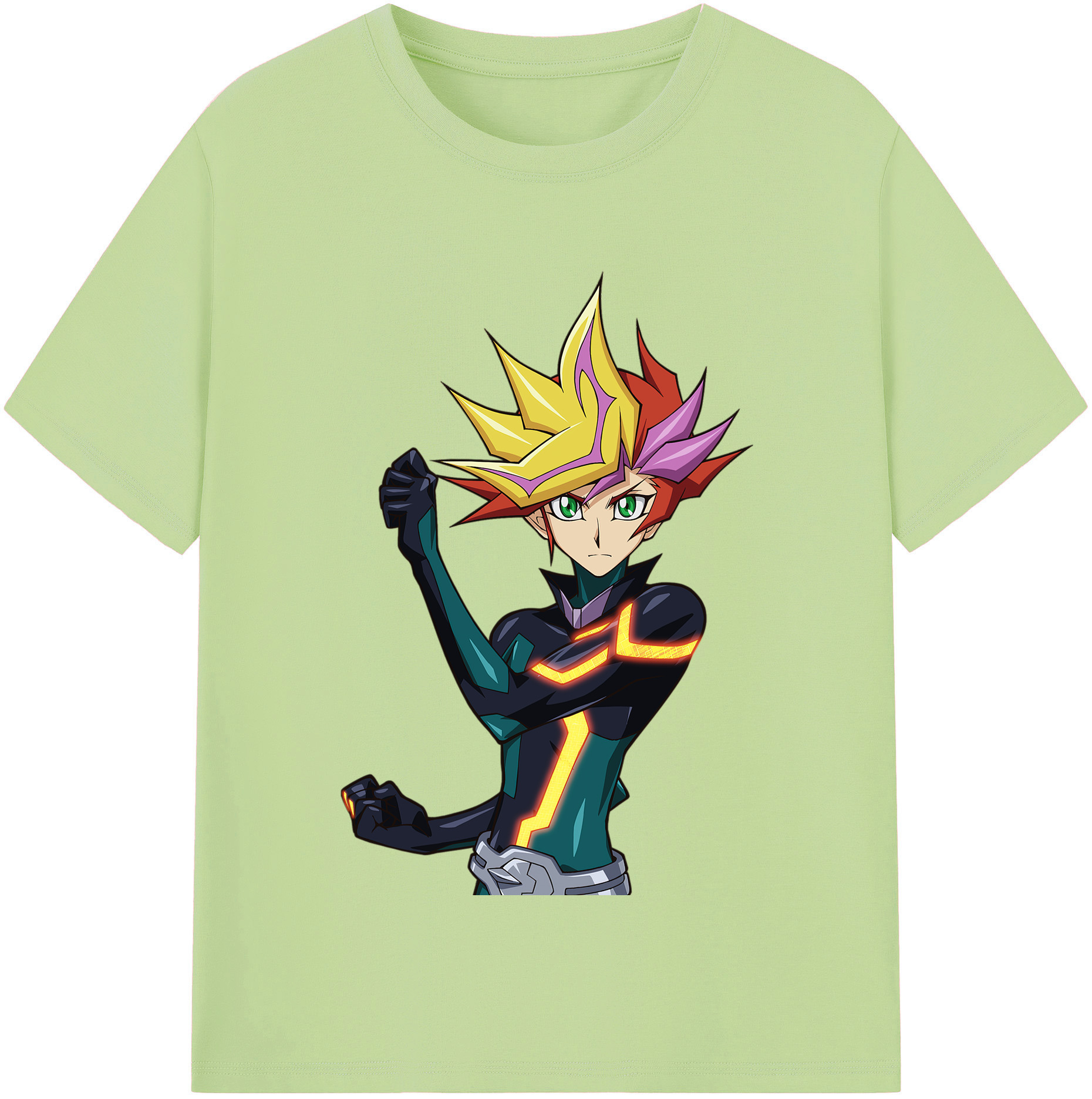 （画像用） 遊☆戯☆王 Yu-Gi-Oh! 綿100％半袖Tシャツ（フロントプリント）